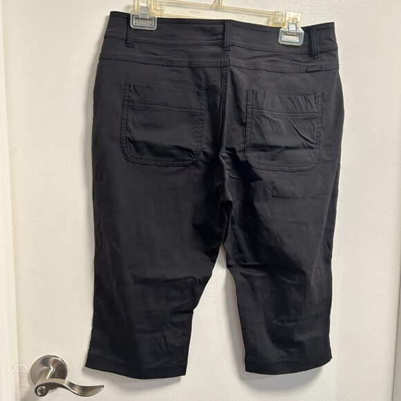 Prana Black Capris size 10 - Picture 2 of 4